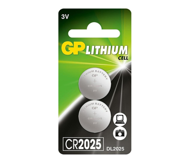 GP Litowe baterie guzikowe CR2025 3V (2 sztuki) - 1283079 - zdjęcie